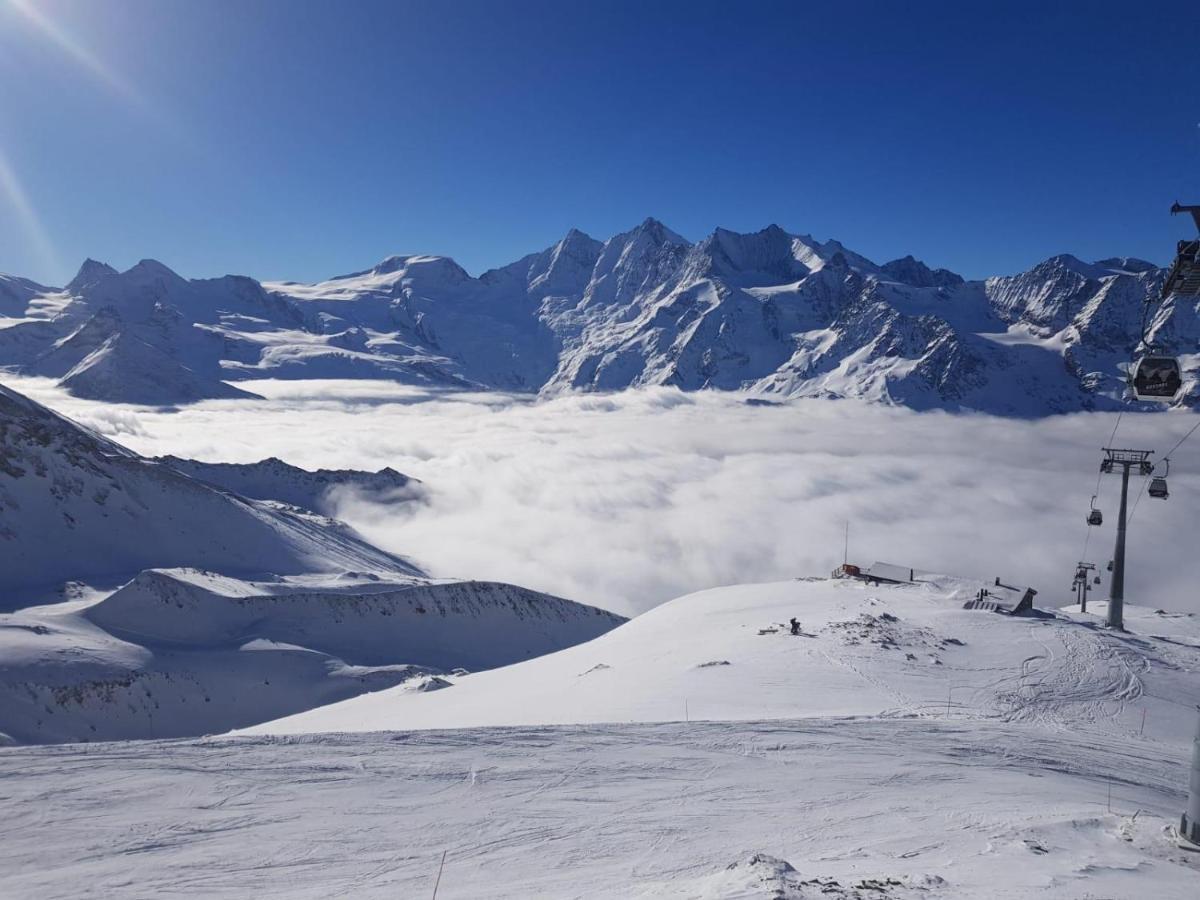 Ferienhaus Alea Saas-Grund Bagian luar foto